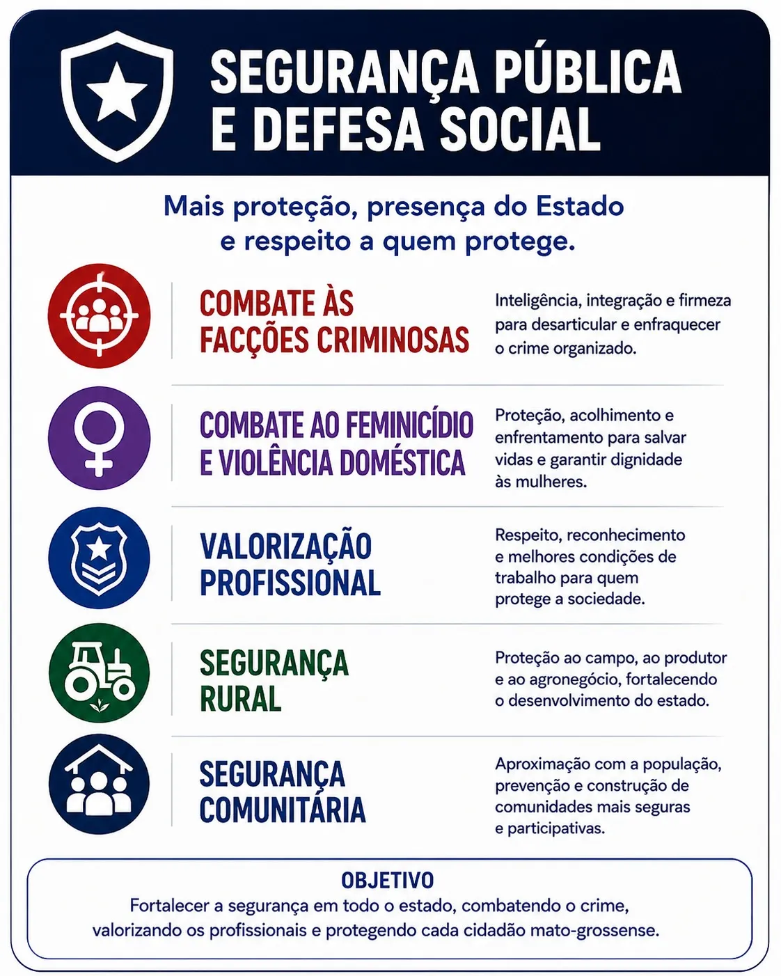 SEGURANÇA PÚBLICA E DEFESA SOCIAL